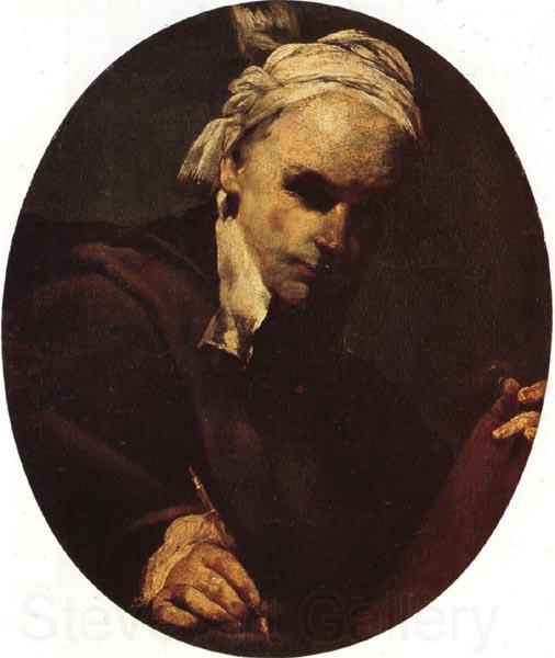 CRESPI, Giuseppe Maria Self-Portrait France oil painting art